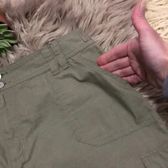 Sonoma Life + Style Skort-Sz 14-Olive Green-Cotton - Picture 4 of 16